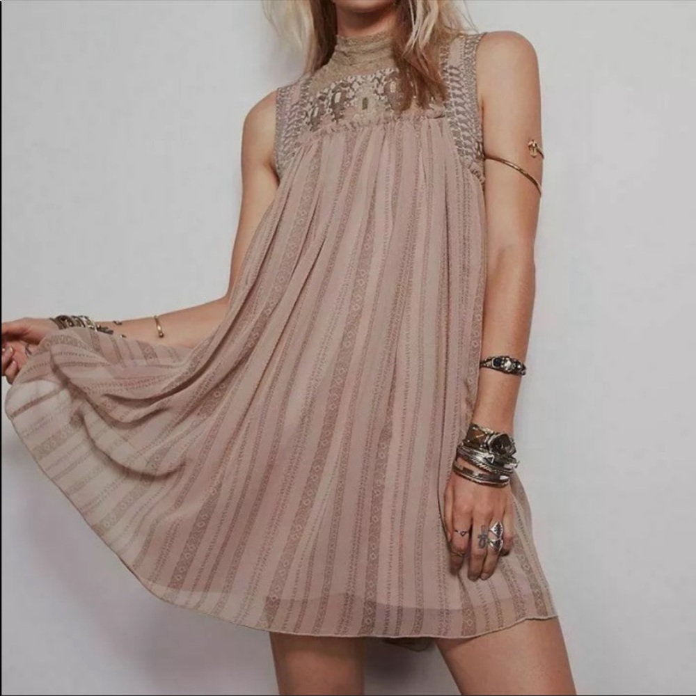 Free People Babylon Lace Dress